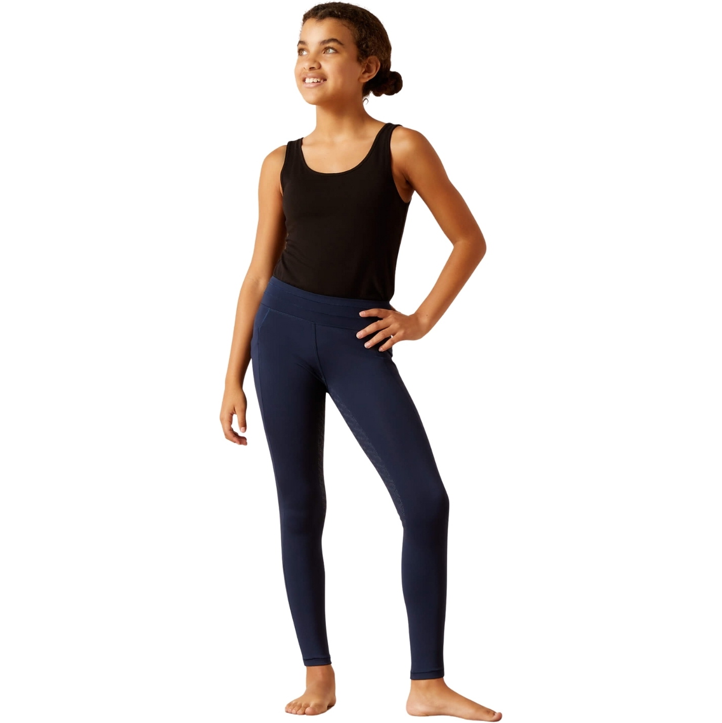 Ariat Junior EOS 2.0 Full Seat Riding Tights 10048905 - Navy